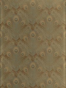 Aliette-Brown and Cobalt ― Eades Discount Wallpaper & Discount Fabric